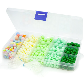 Набор для изготовления украшений №13 17х10х2 см 15 ячеек ±120 г (±600 шт.)