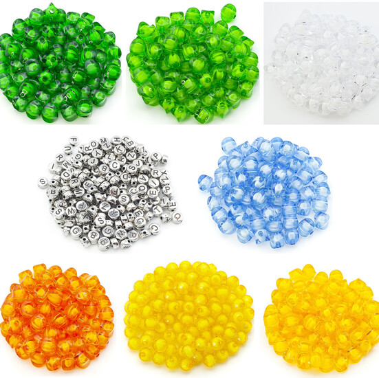 Набор для изготовления украшений №12 17х10х2 см 15 ячеек ±132 г (±408 шт.)