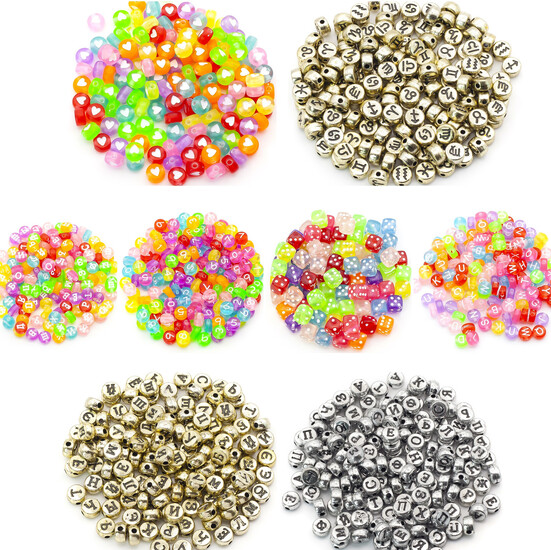 Набор для изготовления украшений №3 19х13х2 см 24 ячейки ±218 г (±1475 шт.)