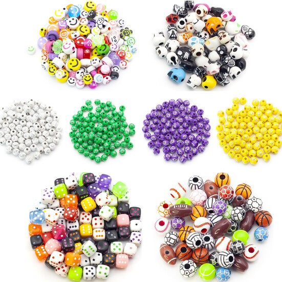 Набор для изготовления украшений №4 19х13х2 см 24 ячейки ±188 г (±760 шт.)