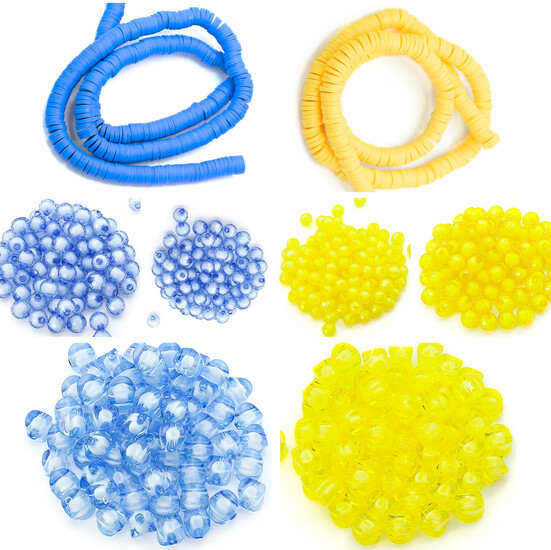 Набор для изготовления украшений №8 19х13х2 см 24 отделения ±187 г (±800 шт.)