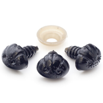 Носики для игрушек фигурные 9х12 мм +-30 шт. Черный