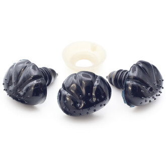 Носики для игрушек фигурные 12х15 мм +-30 шт. Черный