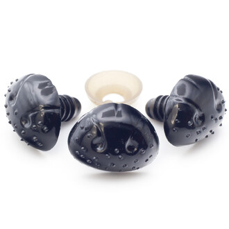 Носики для игрушек фигурные 14х18 мм +-20 шт. Черный