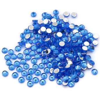 Стразы акриловые холодной фиксации 2 мм Синий +-800 шт. 2,5 г