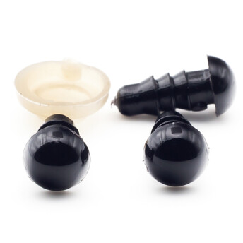 Глаза для игрушек 6 мм Черный 50 пар