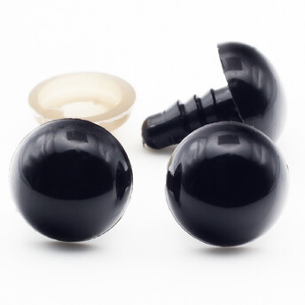 Глаза для игрушек 10 мм Черный 30 пар