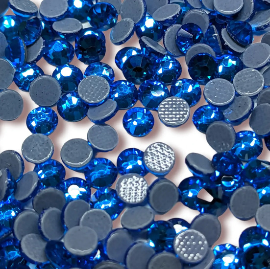 Стразы горячей фиксации DMC ss10 (2.7-2.9mm) 1440 шт. Синий каплан