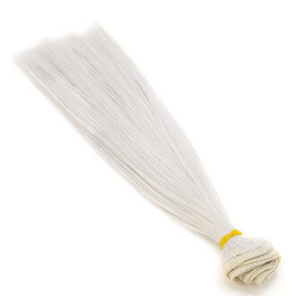 Волосы для кукол прямые Пепельный (№ 20) длина 20 см