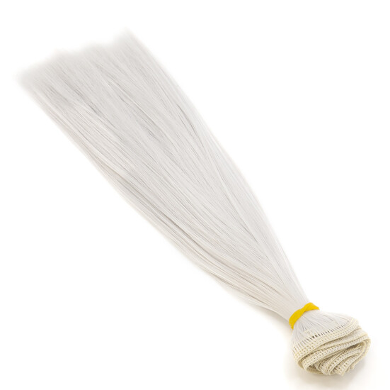 Волосы для кукол прямые Пепельный (№ 20) длина 20 см