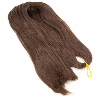 Волосы для кукол прямые Каштан (№14) длина 42 см