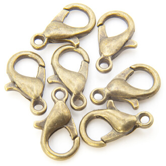 Карабін 16 мм в упаковці +-25 шт. Бронза