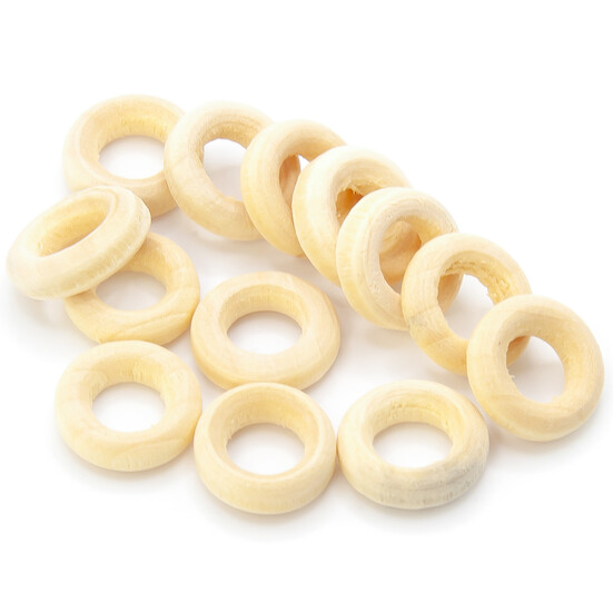 Деревянная основа круг- кольцо 12 мм +-50 шт.