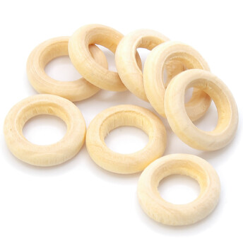 Деревянная основа круг- кольцо 15 мм +-30 шт.