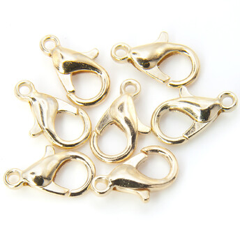 Карабин 14 мм в упаковке +-50 шт. Золото