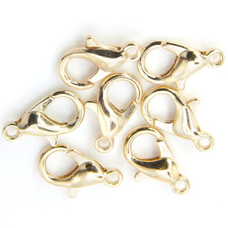 Карабин 10 мм 25 шт. на выбор (золото)