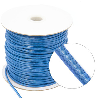 Шнур полиэстер 2 мм Голубой +-80 м