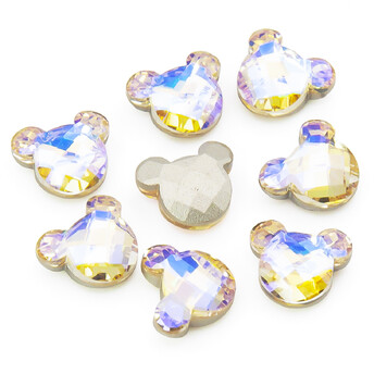 Риволи стразы Jingling Mouse 8,6х10 мм Желтый АВ 1 шт.