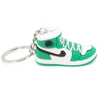 Брелок Nike Jordan Green White, 1шт., размер 35х55мм, длина 90мм