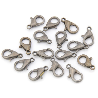 Карабин в упаковке +-50 шт. 12 мм Графит