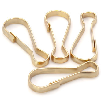 Карабин Восьмерка 32х13х3 мм 20 шт. Золото