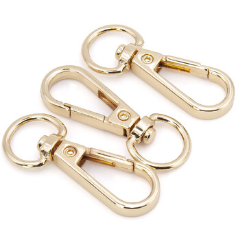 Карабин 47х18х6 мм Ø 13 мм 1 шт. Золото