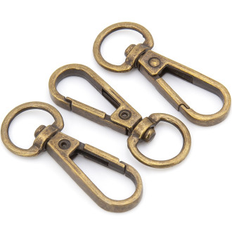 Карабин 47х18х6 мм Ø 13 мм 1 шт. Бронза