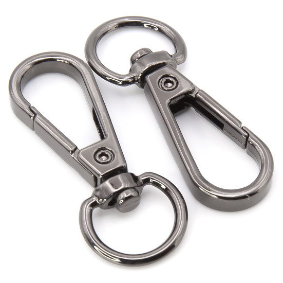 Карабин 47х18х6 мм Ø 13 мм 1 шт. Черный Никель