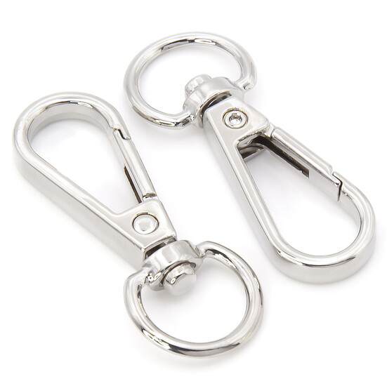 Карабин 47х18х6 мм Ø 13 мм 1 шт. Платина