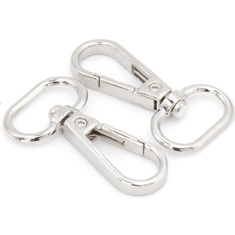 Карабин сумочный 46х25 мм Ø 20 мм 1 шт. Платина