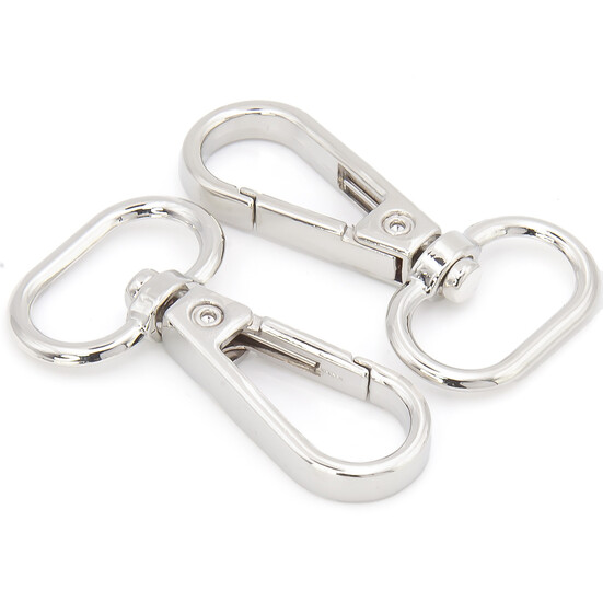 Карабин сумочный 46х25 мм Ø 20 мм 1 шт. Платина