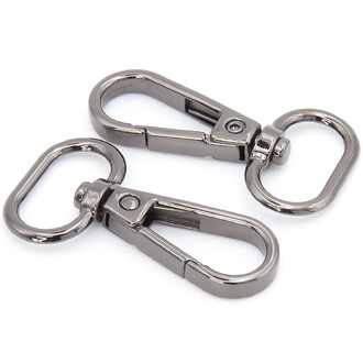 Карабин сумочный 48х31 мм Ø 25 мм 1 шт. Черный Никель