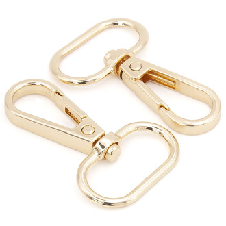 Карабин сумочный 46х21 мм Ø 16 мм 1 шт. Золото