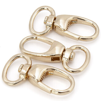 Карабін Омар 38х19 мм Ø 13 мм 1 шт. Золото