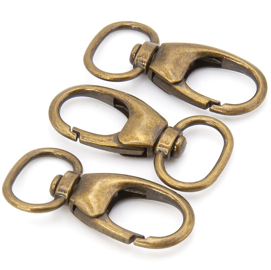 Карабин Омар 38х19 мм Ø 13 мм 1 шт. Бронза