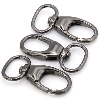 Карабин Омар 38х19 мм Ø 13 мм 1 шт. Черный Никель