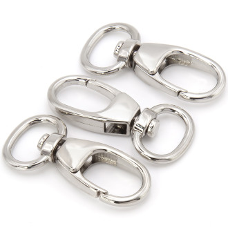 Карабин Омар 38х19 мм Ø 13 мм 1 шт. Платина