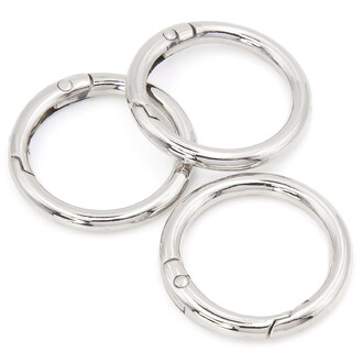 Карабин Кольцо 33х4 мм Ø 25 мм 1 шт. Платина