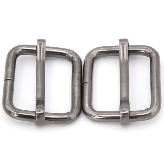 Перетяжка рамка с штангой Ø 25х20х3.8 мм 8 шт. Черный Никель