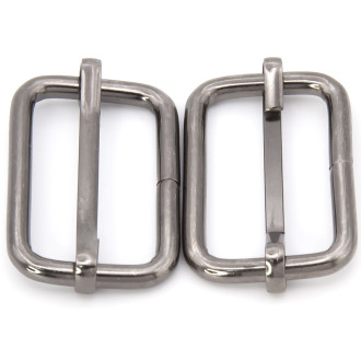 Перетяжка рамка с штангой Ø 32х20х3.8 мм 4 шт. Черный Никель