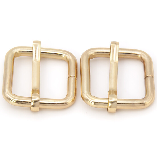 Перетяжка рамка с штангой Ø 20х20х3.8 мм 8 шт. Золото