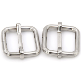 Перетяжка рамка с штангой Ø 20х20х3.8 мм 8 шт. Платина