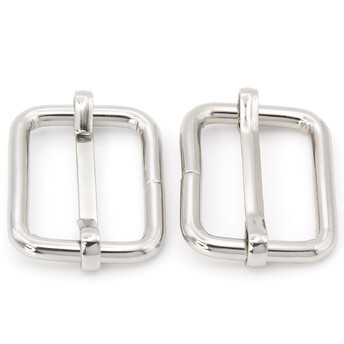 Перетяжка рамка с штангой Ø 25х20х3.8 мм 8 шт. Платина