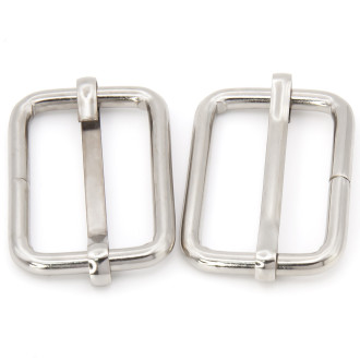 Перетяжка рамка зі штангою Ø 32х20х3.8 мм 4 шт. Платина