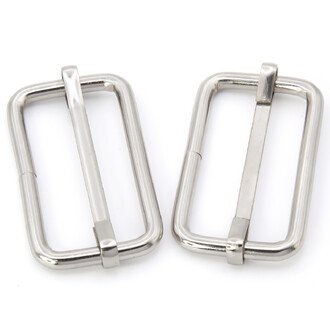 Перетяжка рамка с штангой Ø 40х20х3.8 мм 4 шт. Платина