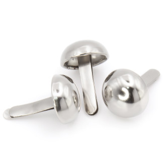 Ножки для сумки пукли 2 усика 12х5 мм 4 шт. Платина