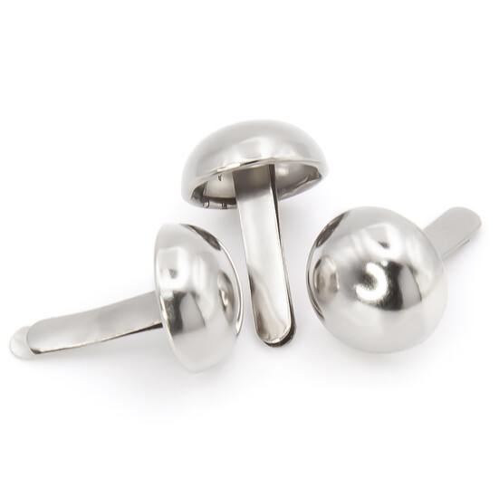 Ножки для сумки пукли 2 усика 10х4 мм 4 шт. Платина