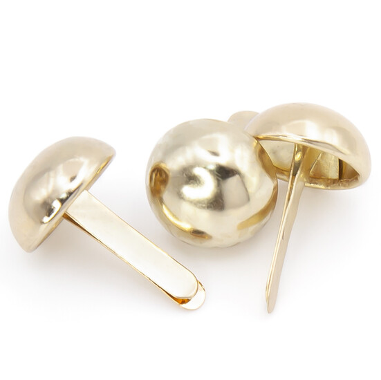 Ножки для сумки пукли 2 усика 10х4 мм 4 шт. Золотистый