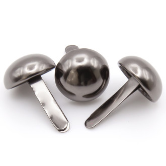 Ножки для сумки пукли 2 усика 10х4 мм 4 шт. Черный Никель