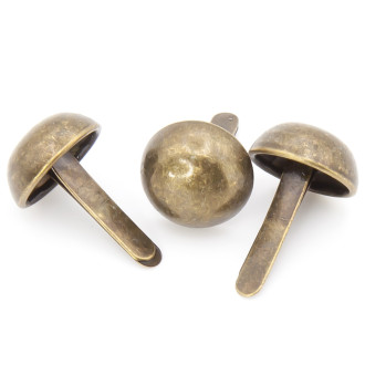 Ножки для сумки пукли 2 усика 12х5 мм 4 шт. Бронза